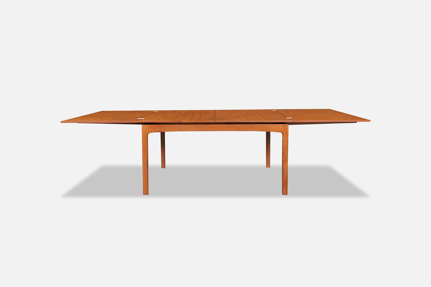 Mid-Century Expanding Teak Dining Table by Folke Ohlsson for Dux