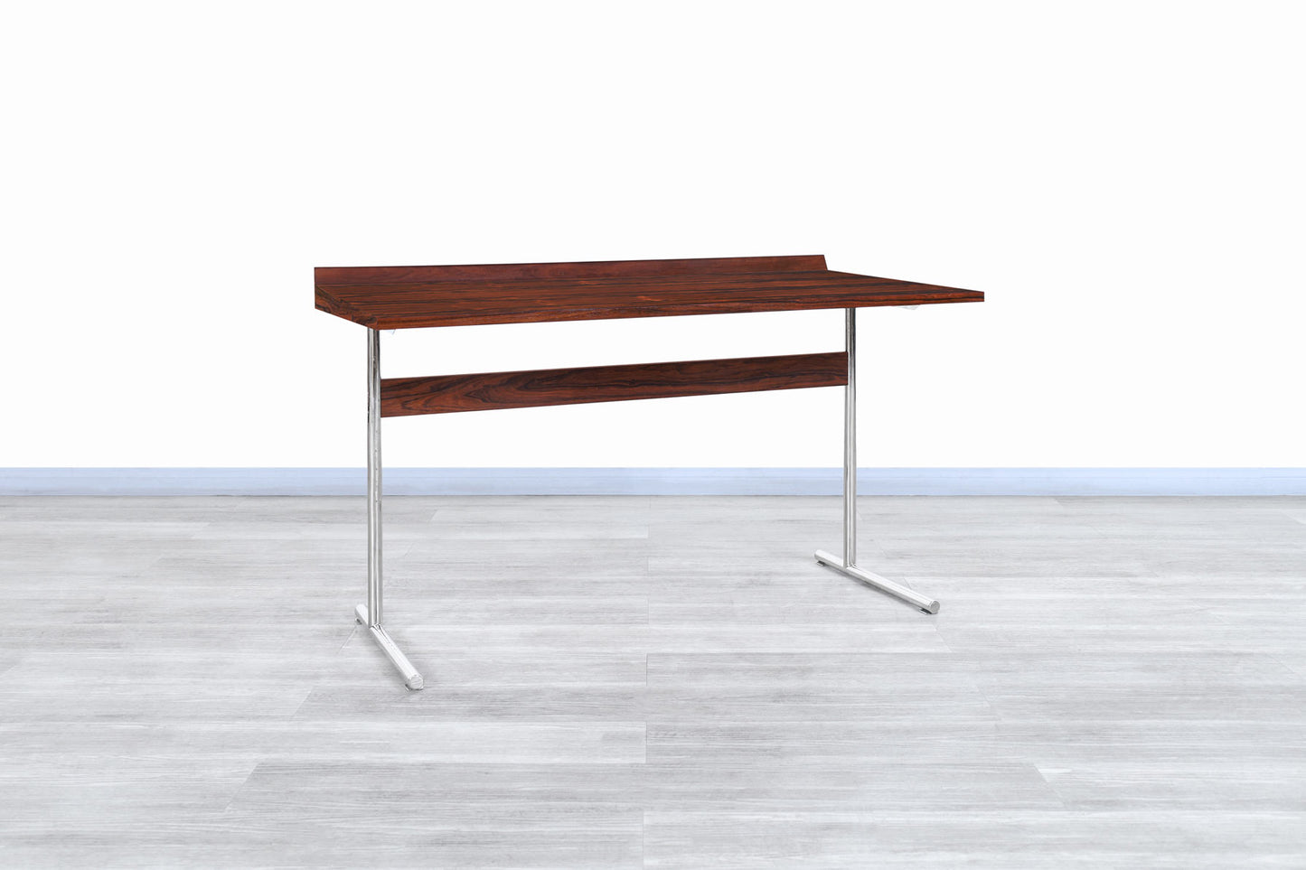 Mid-Century German Rosewood "Omega" Desk by Hans Eichenberg