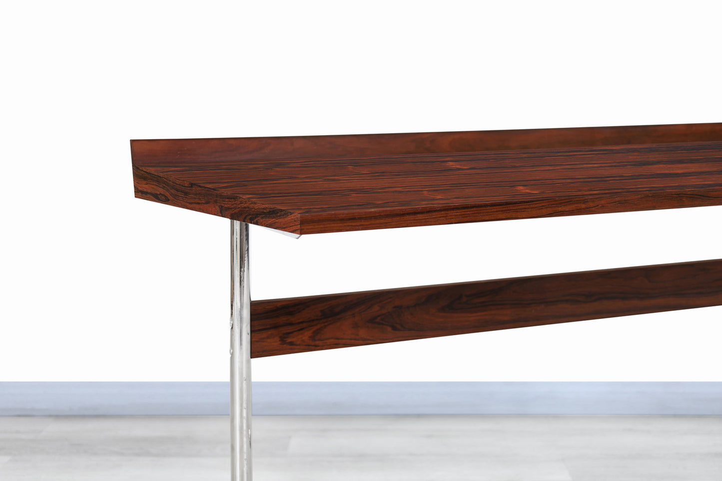 Mid-Century German Rosewood "Omega" Desk by Hans Eichenberg