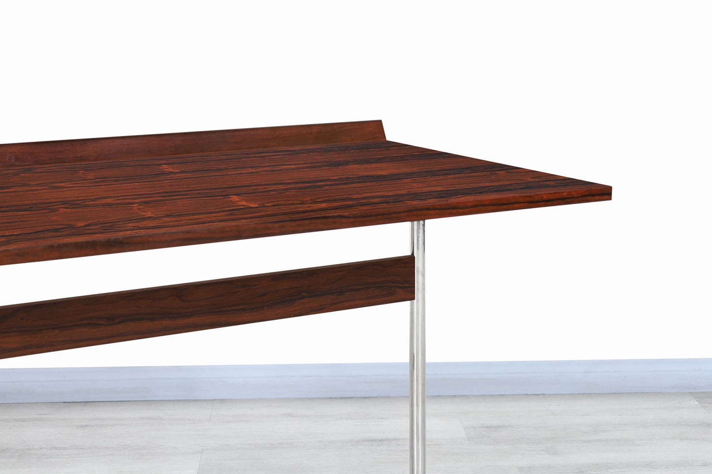 Mid-Century German Rosewood "Omega" Desk by Hans Eichenberg