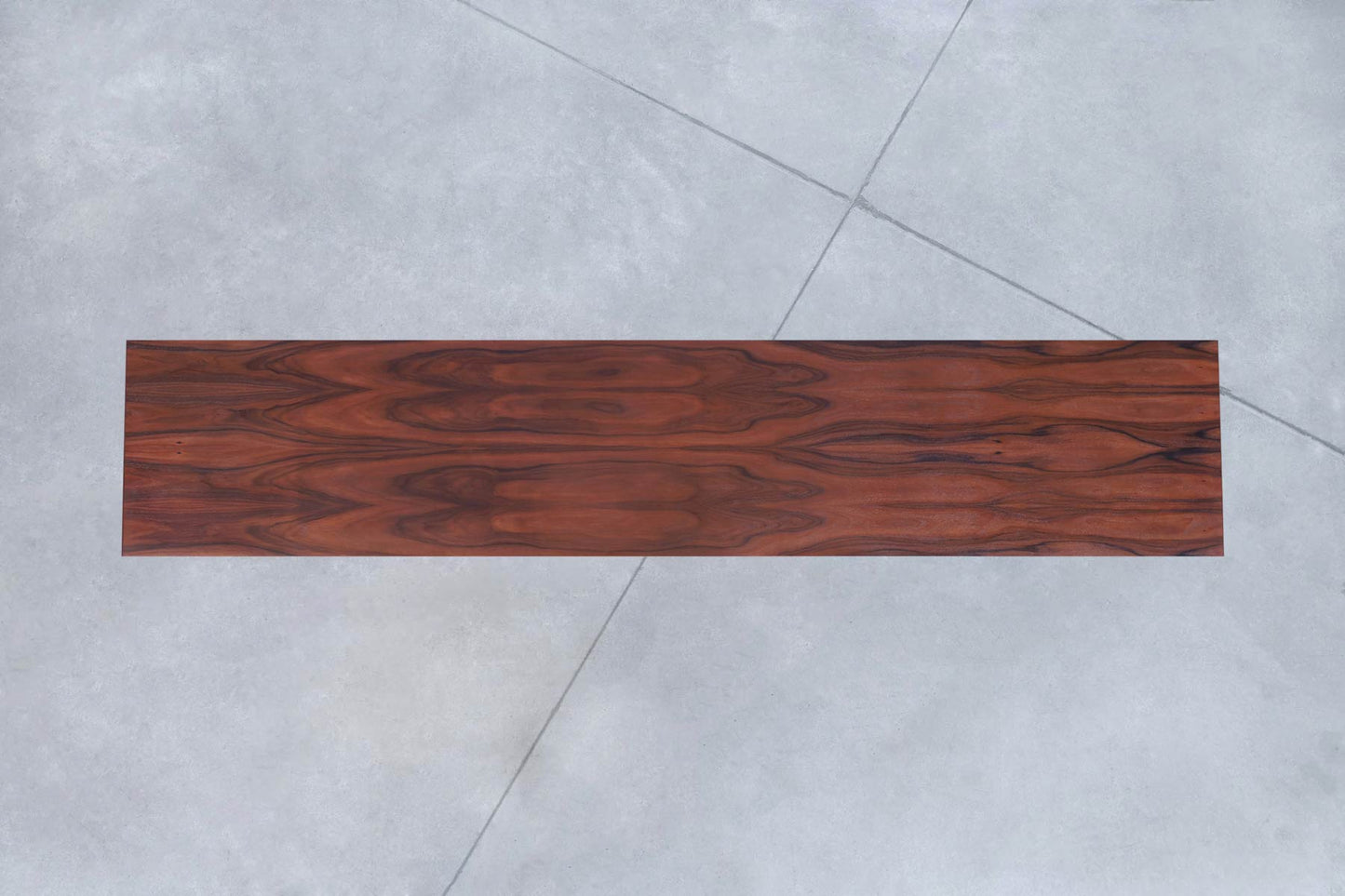 Mid-Century Modern Long Rosewood Credenza