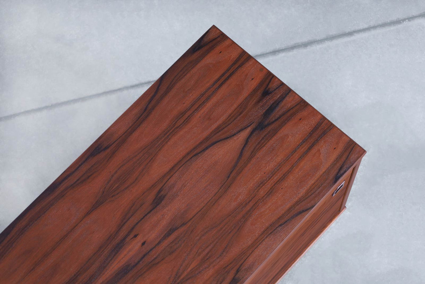 Mid-Century Modern Long Rosewood Credenza