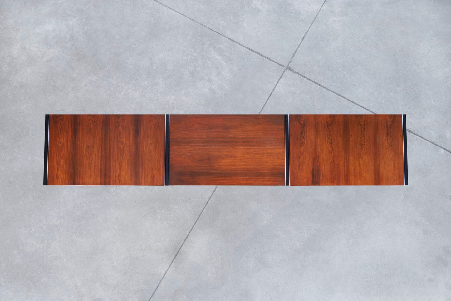 Mid-Century Long Rosewood Credenza by Robert Baron for Glenn of California