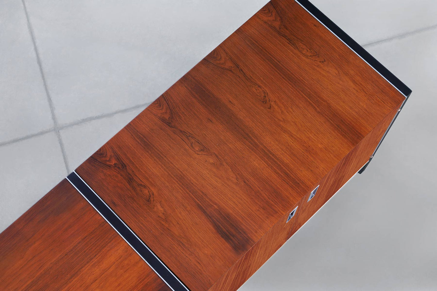 Mid-Century Long Rosewood Credenza by Robert Baron for Glenn of California