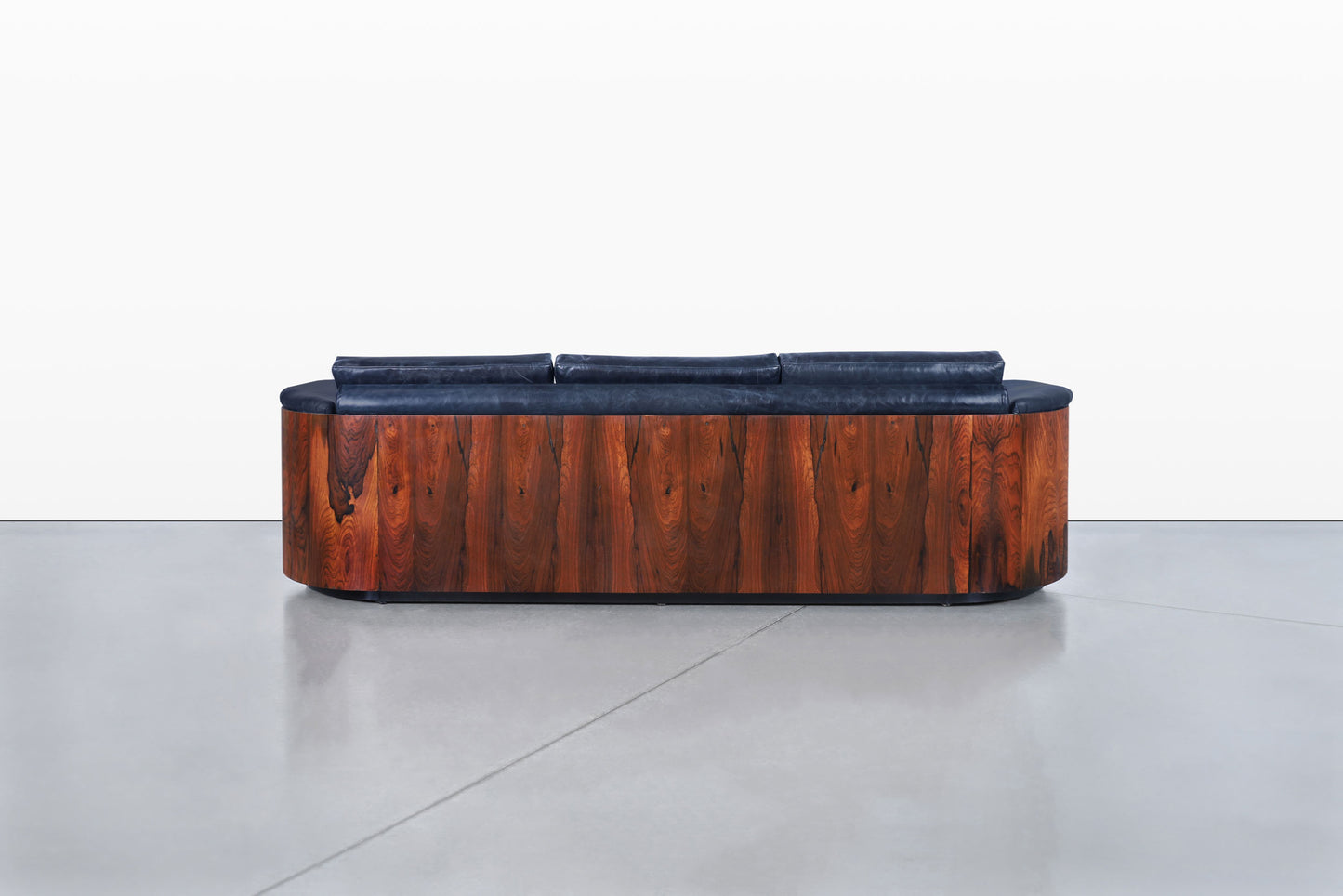 Mid-Century Modern Brazilian Rosewood Sofa by Selig