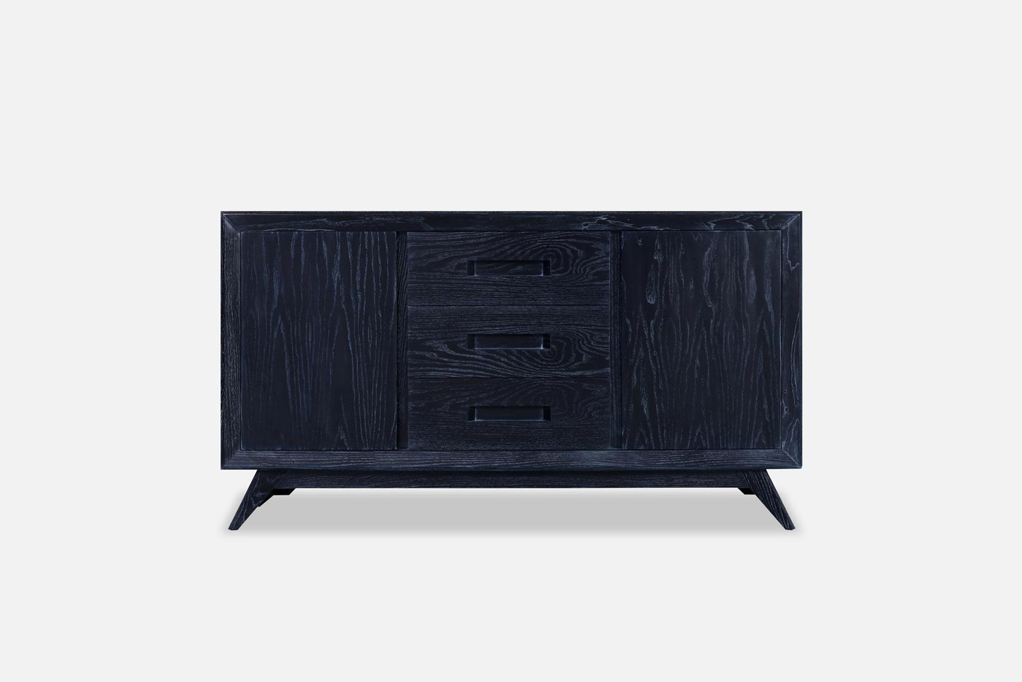 Mid-Century Modern Cerused Credenza Attributed to Paul Frankl