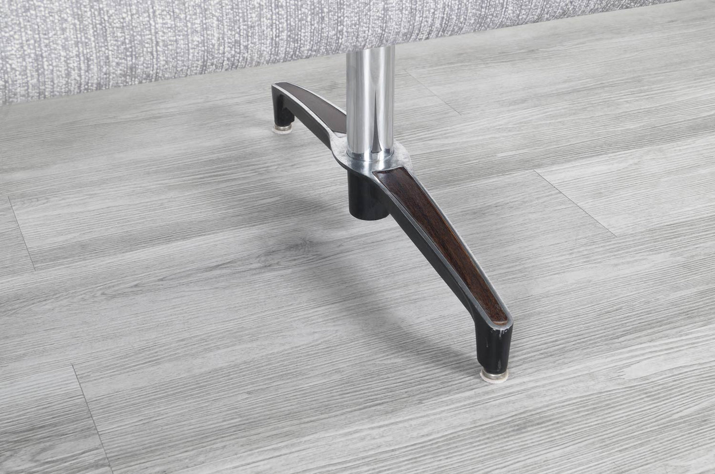 Mid-Century Modern Chrome Bench