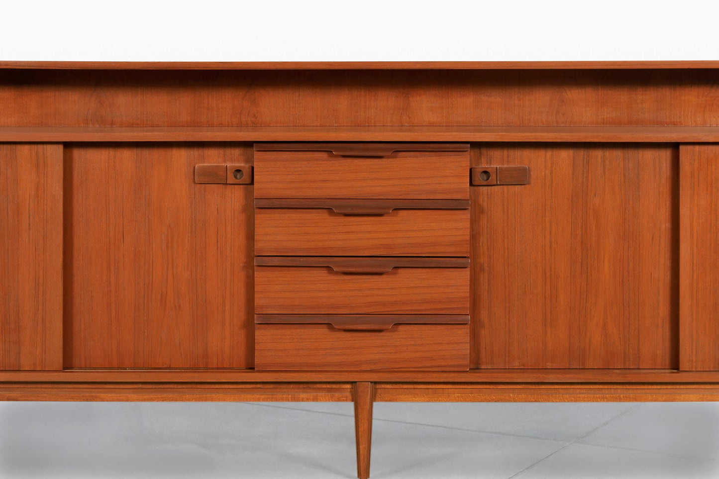 Mid-Century Modern English Teak Credenza / Sideboard, 1960s