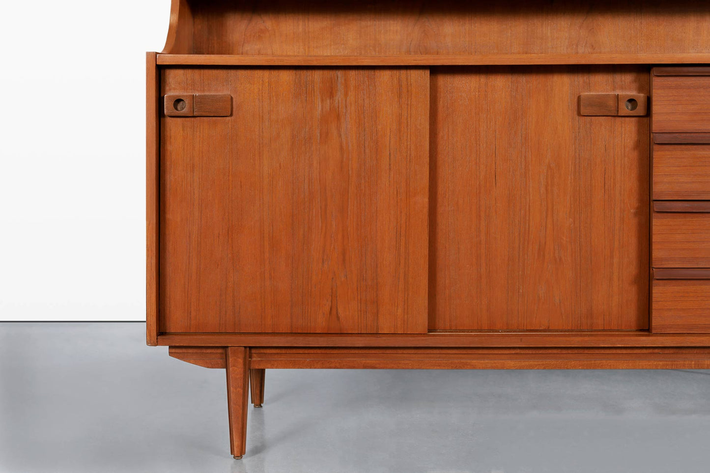 Mid-Century Modern English Teak Credenza / Sideboard, 1960s