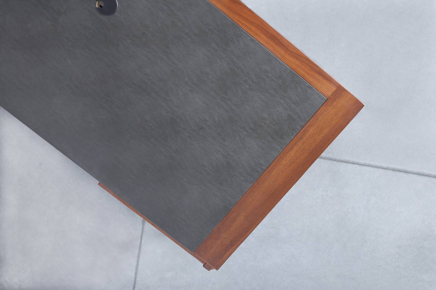 Mid-Century Modern Executive Walnut Desk