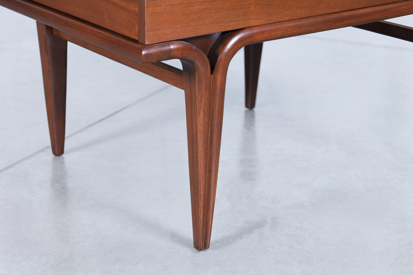 Mid-Century Modern Sculptural Walnut Side Tables/Nightstands