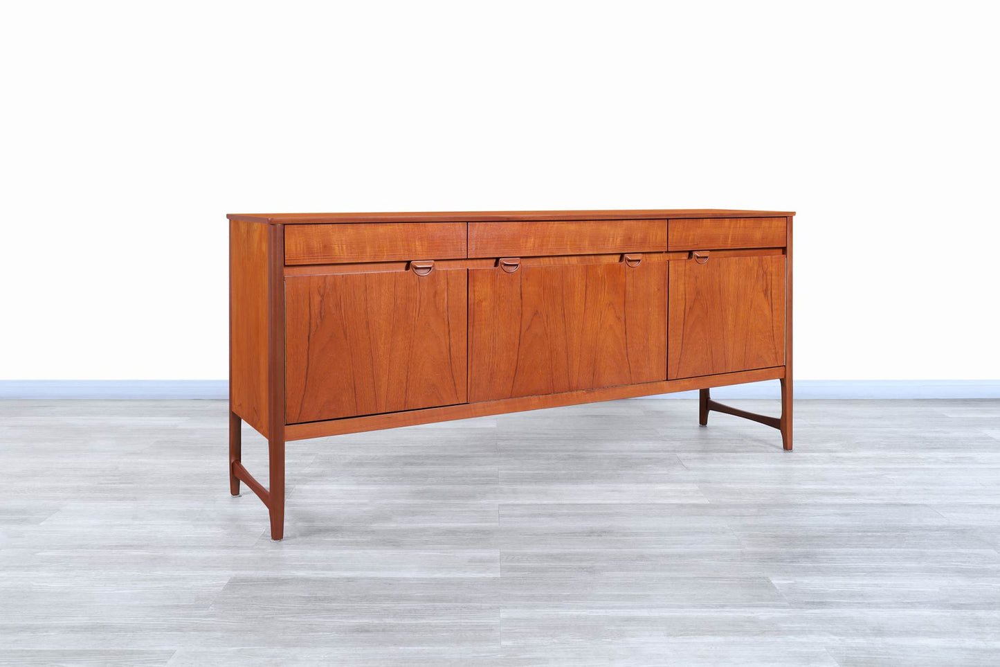 Mid-Century Modern Teak Credenza by Nathan Furniture