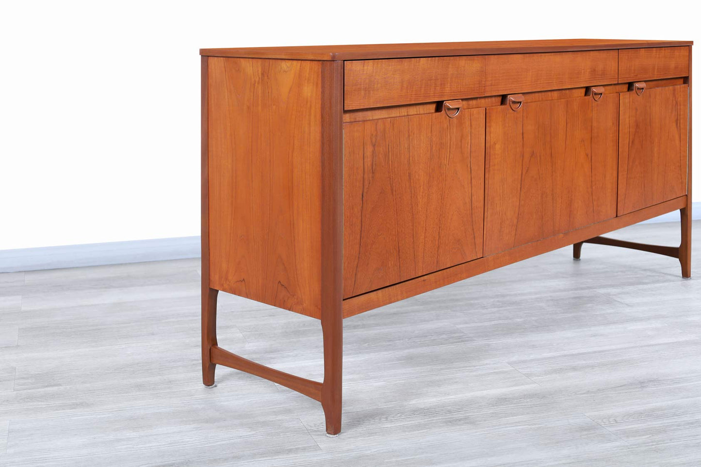 Mid-Century Modern Teak Credenza by Nathan Furniture