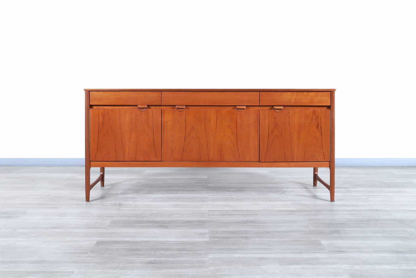 Mid-Century Modern Teak Credenza by Nathan Furniture