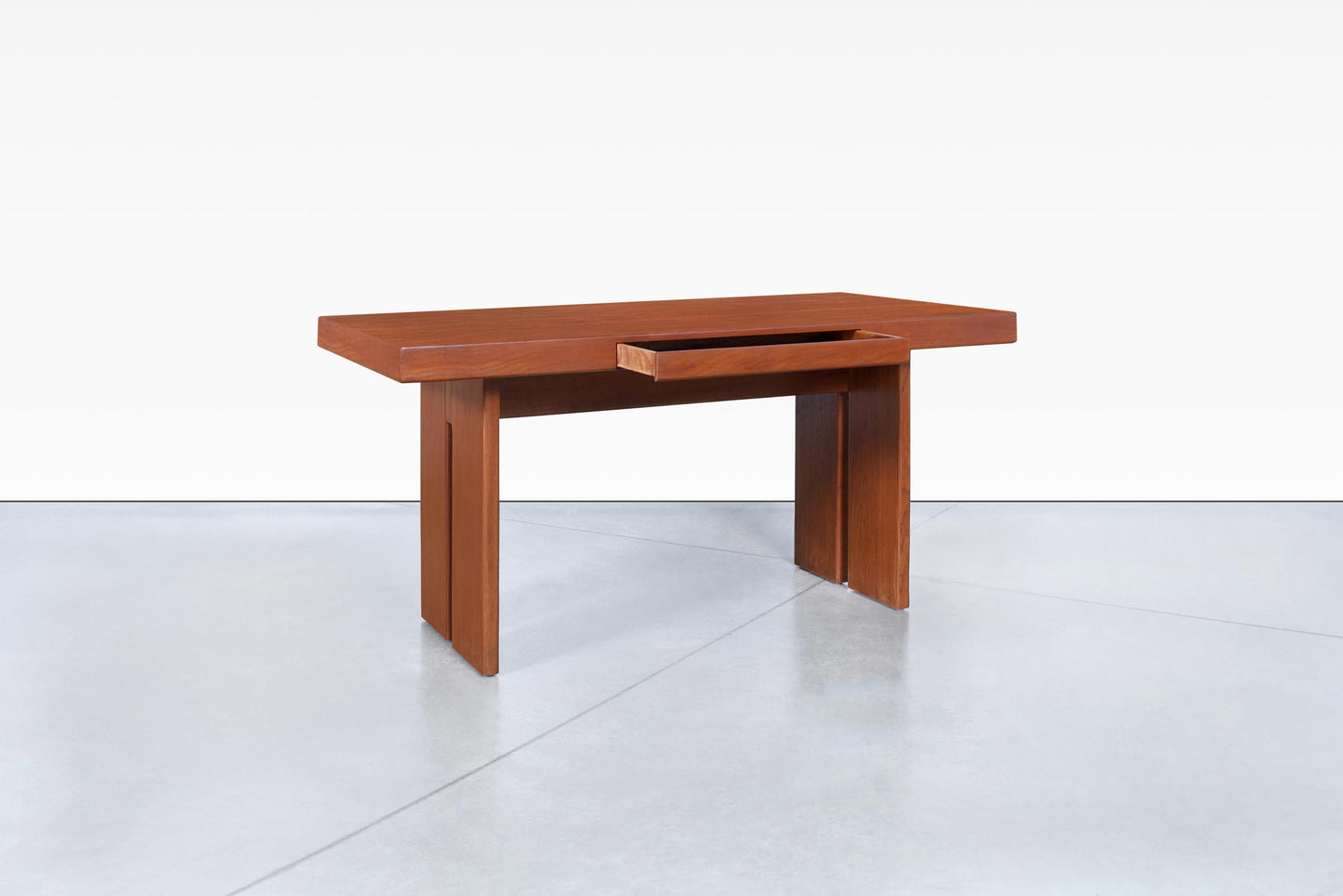 Mid-Century Modern Teak Desk