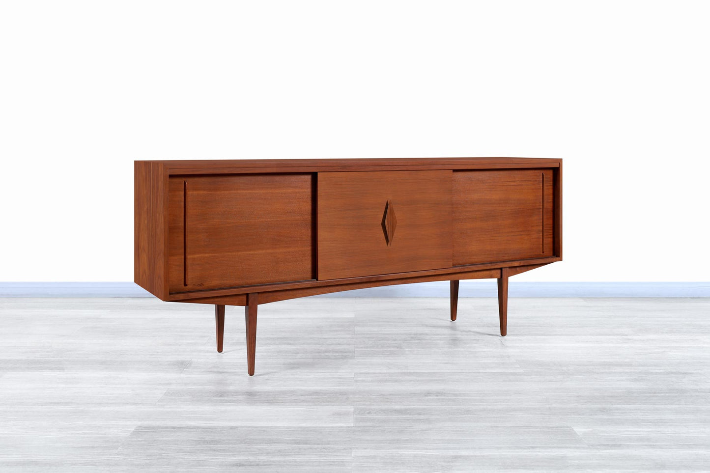 Mid-Century Modern Walnut Credenza
