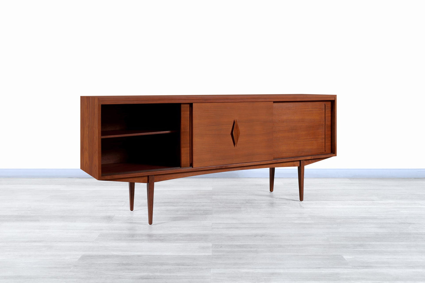 Mid-Century Modern Walnut Credenza