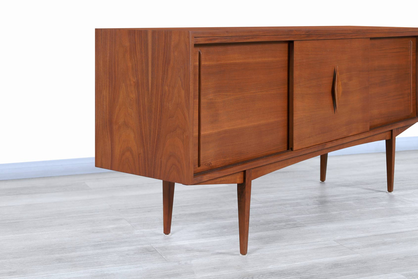 Mid-Century Modern Walnut Credenza