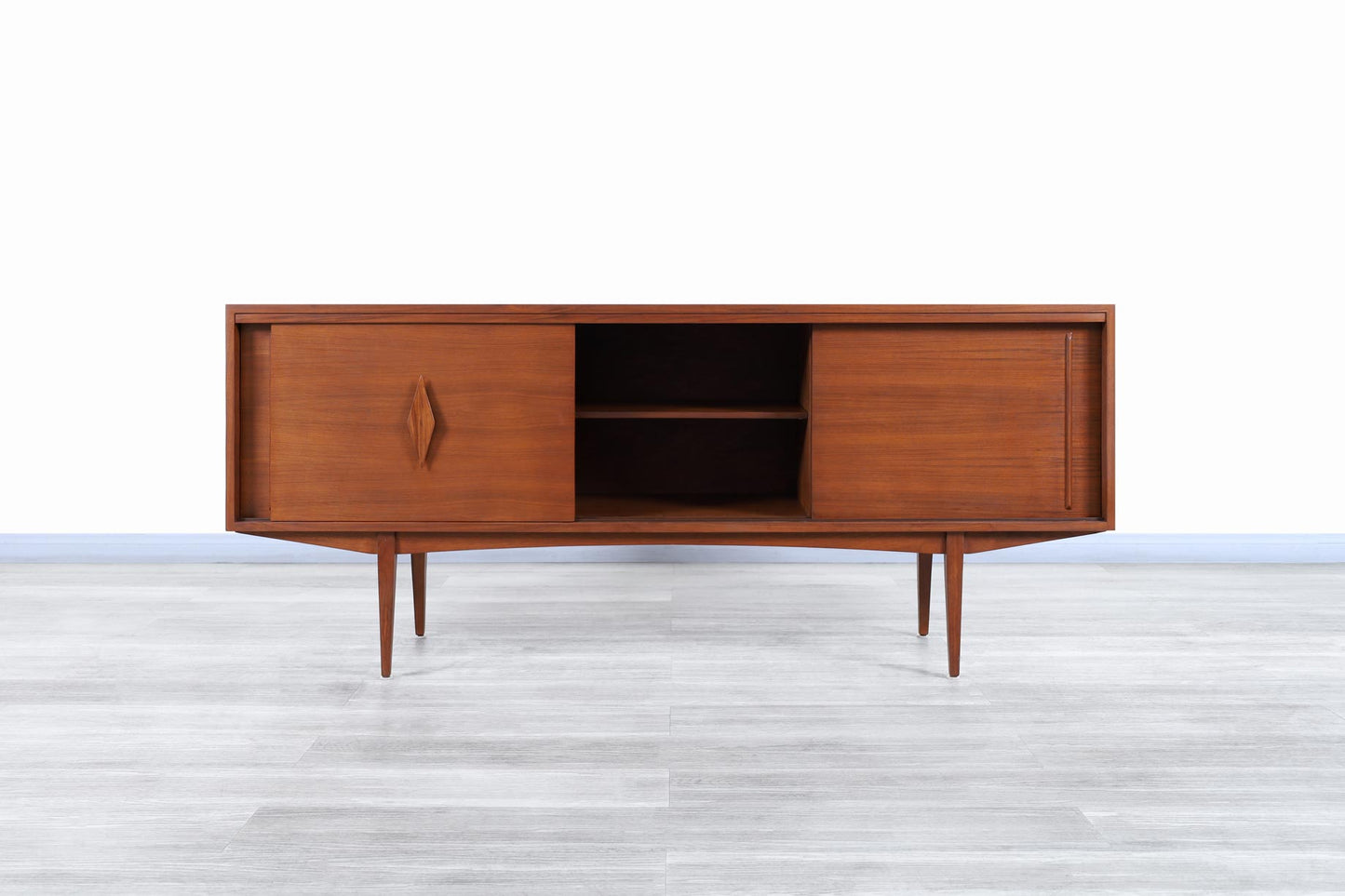 Mid-Century Modern Walnut Credenza