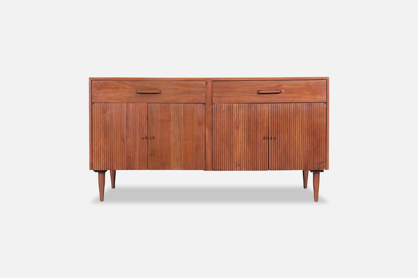 Mid-Century Modern Walnut Credenza by Ramseur Furniture