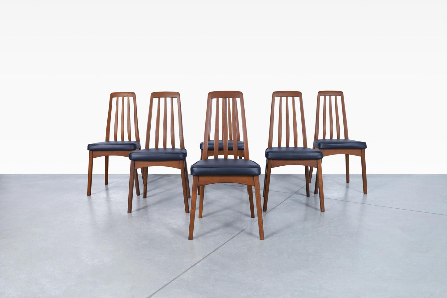 Mid-Century Modern Walnut Dining Chairs