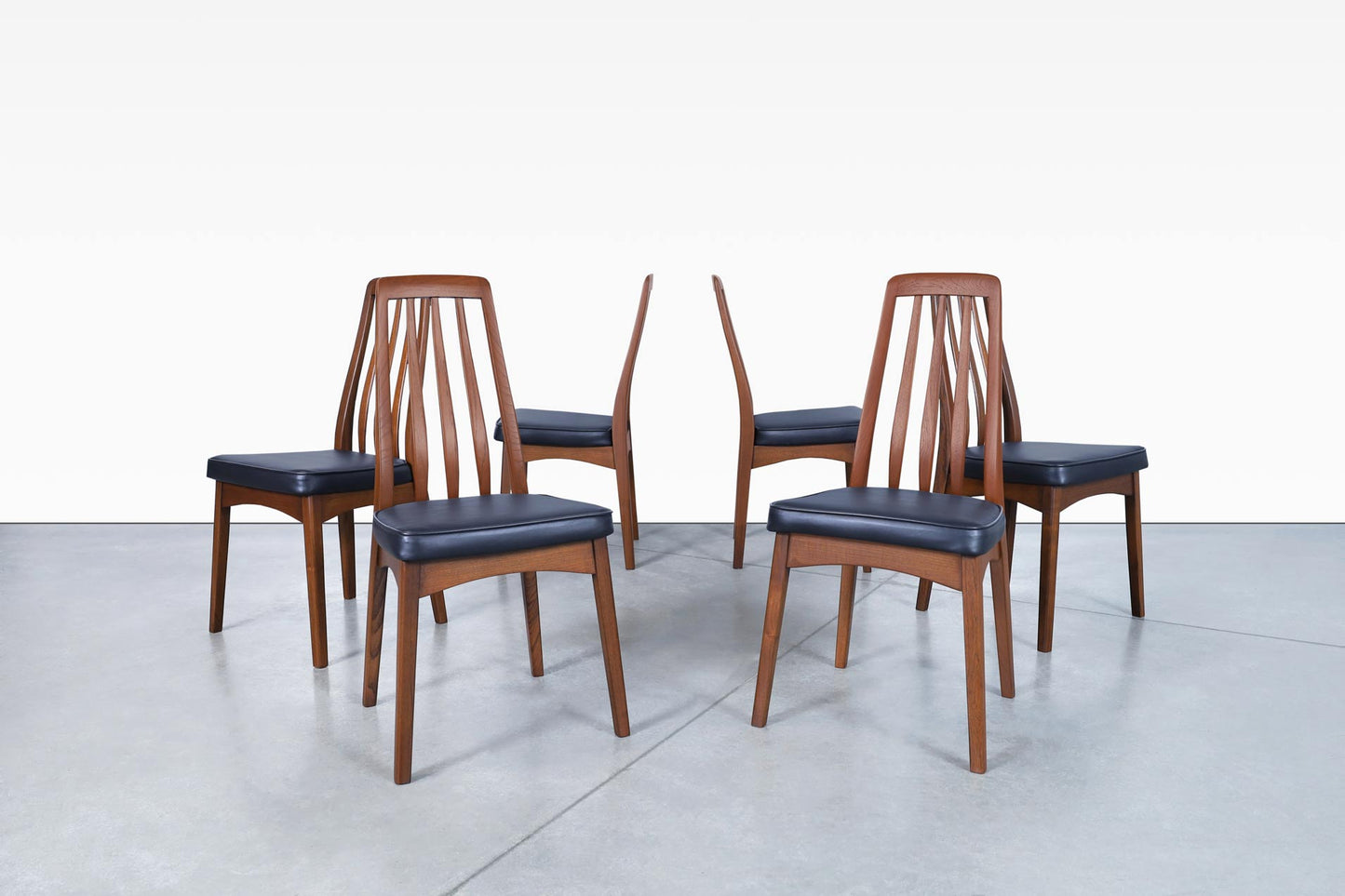 Mid-Century Modern Walnut Dining Chairs