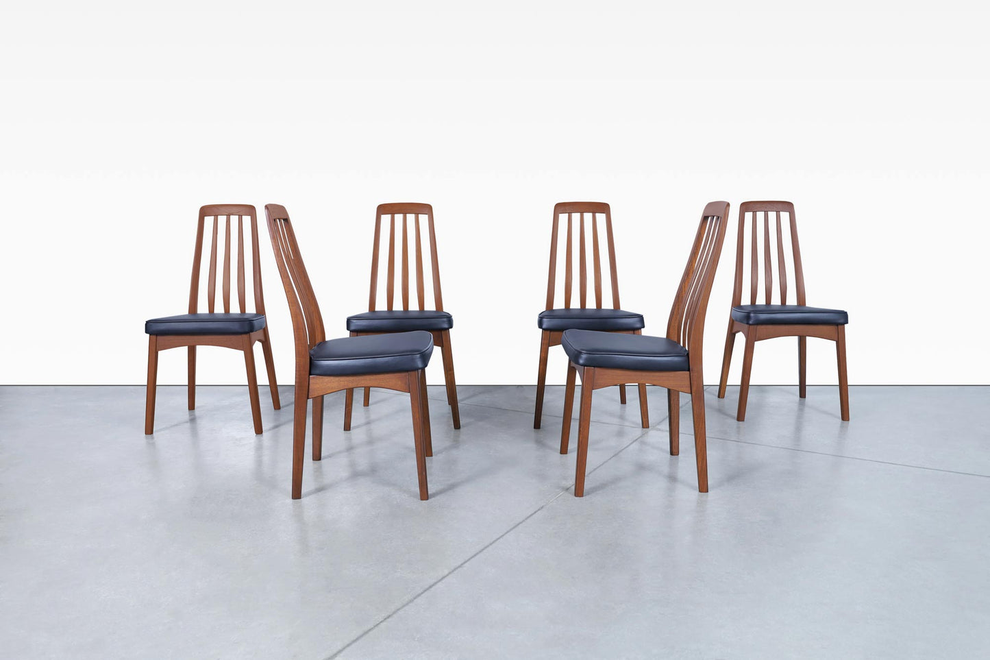 Mid-Century Modern Walnut Dining Chairs