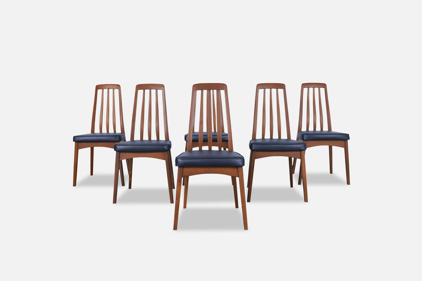 Mid-Century Modern Walnut Dining Chairs