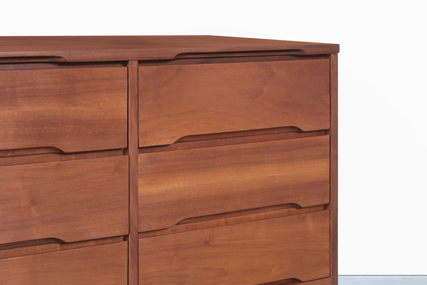 Mid-Century Modern Walnut Dresser by Stanley Furniture
