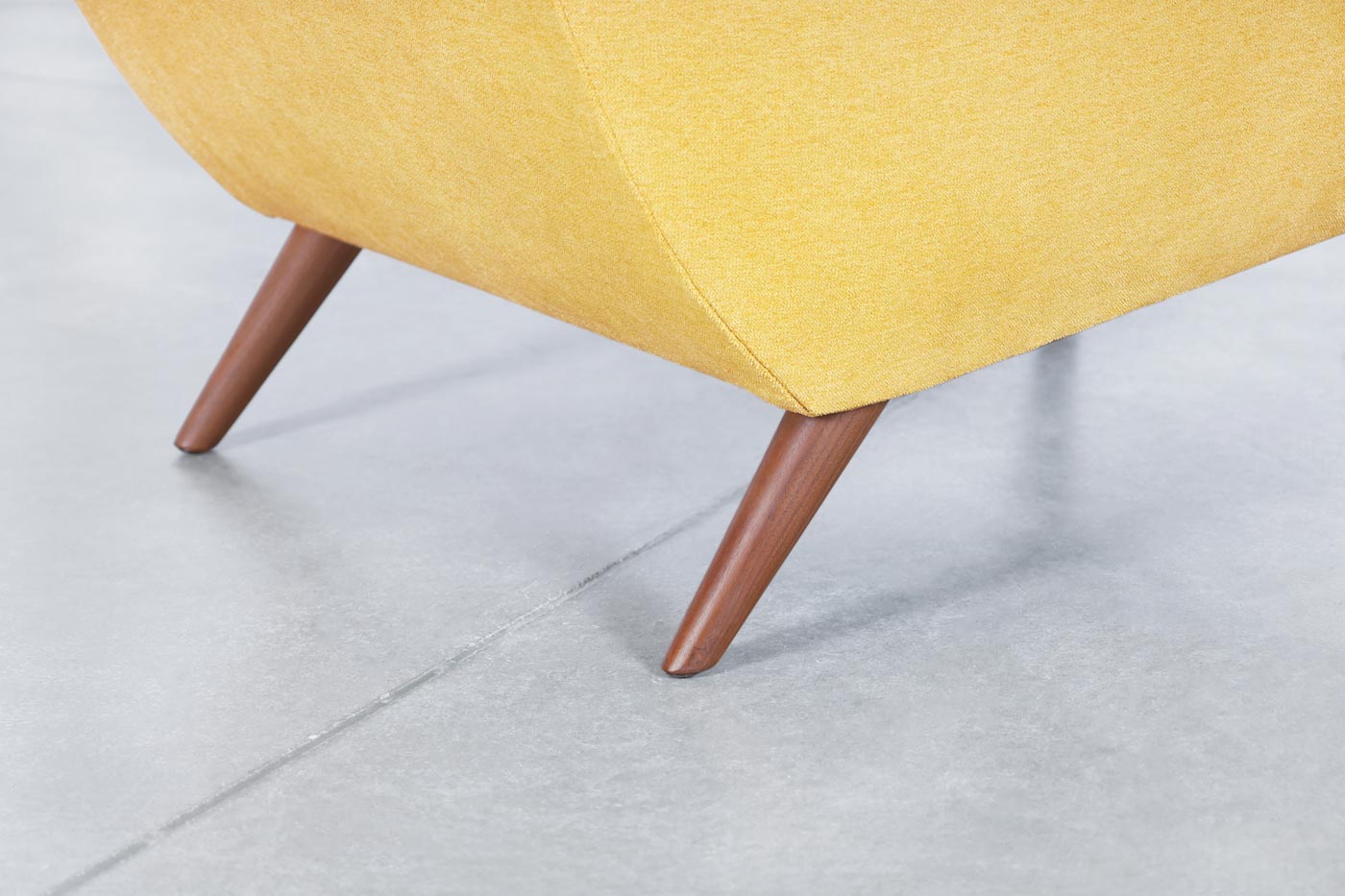 Mid-Century Modern Walnut High-Back Lounge Chairs