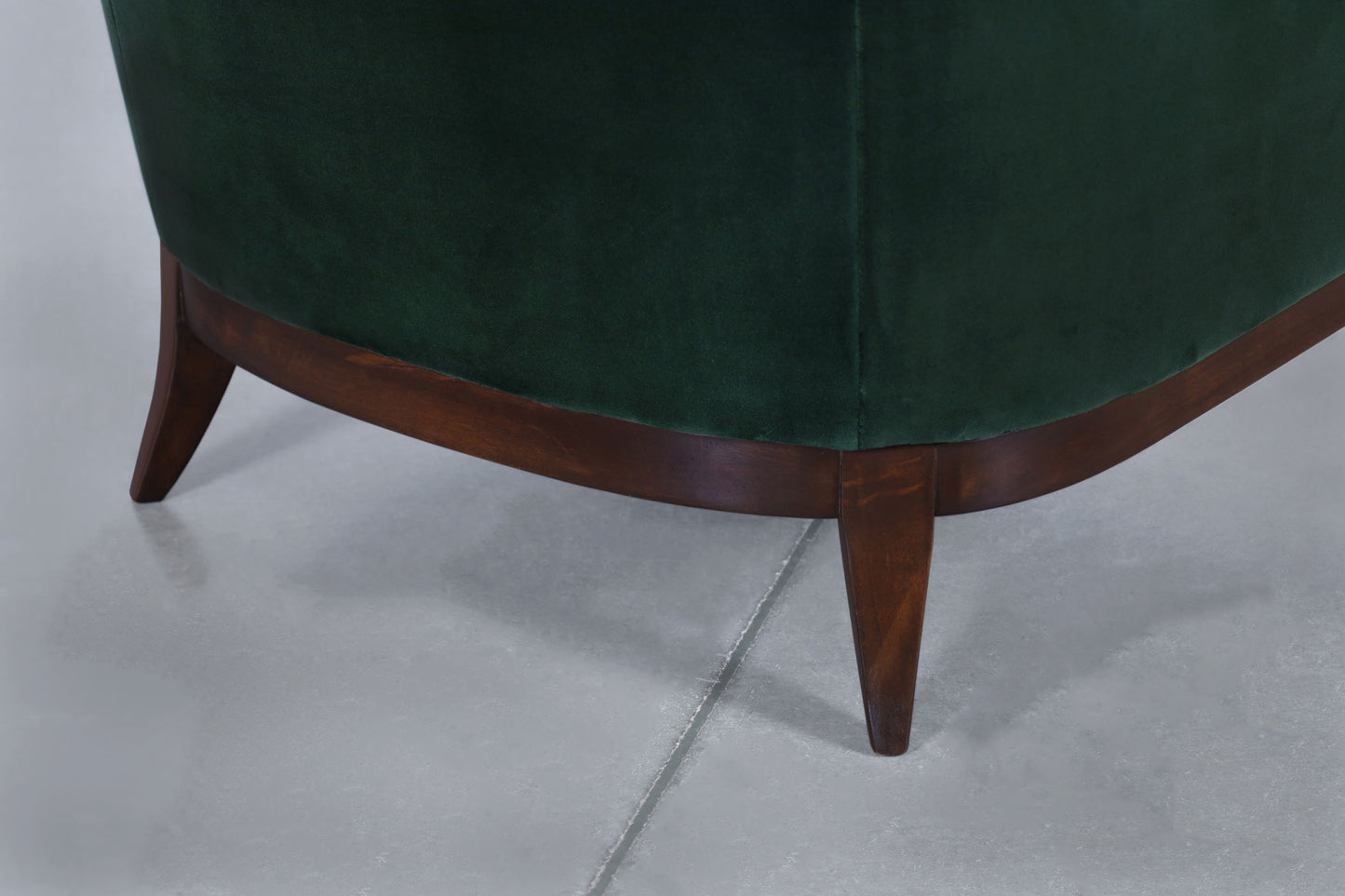 Mid-Century Modern Walnut Lounge Chairs Styled After Erwin Lambeth