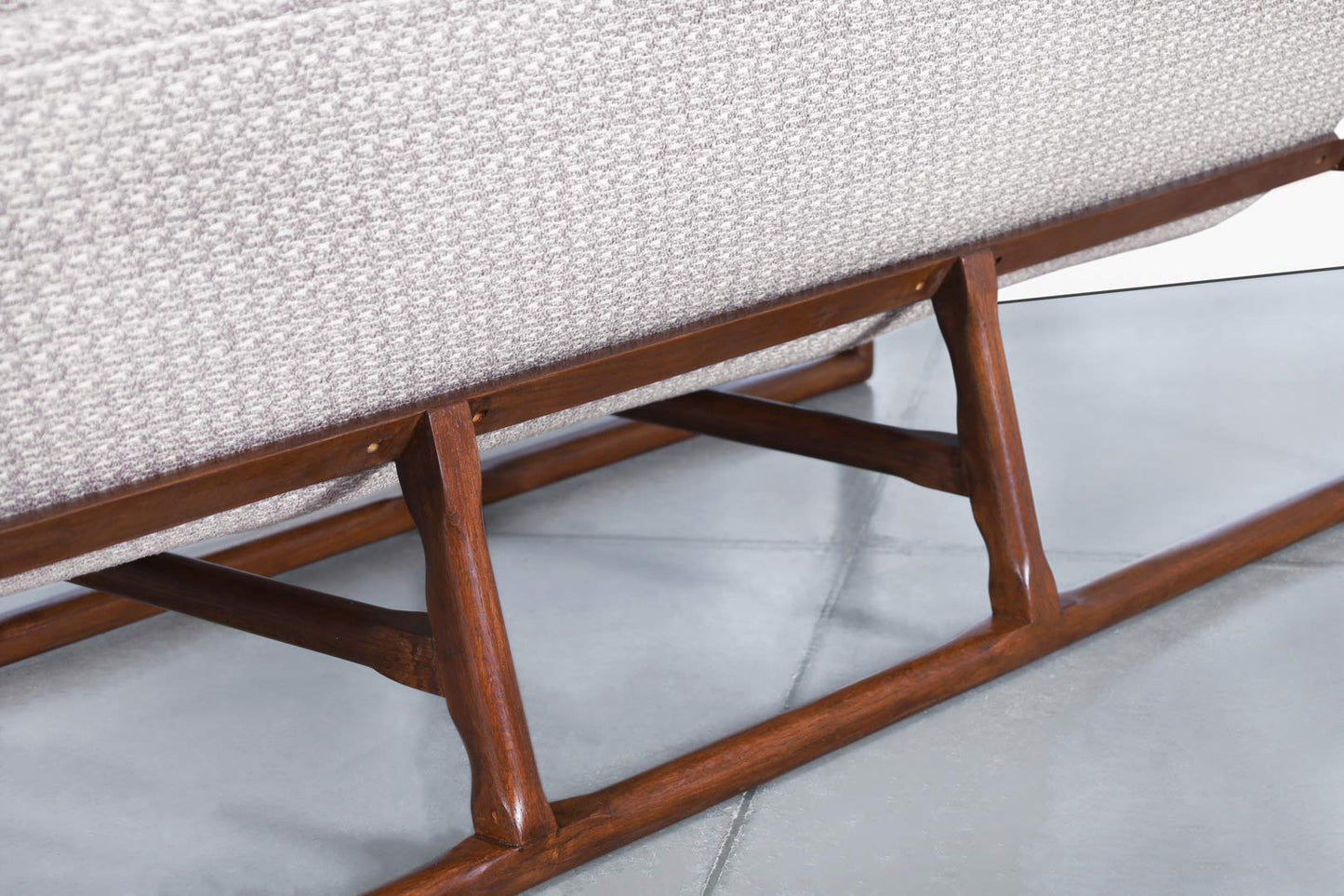 Mid-Century Modern Walnut Sofa Attributed to Milo Baughman