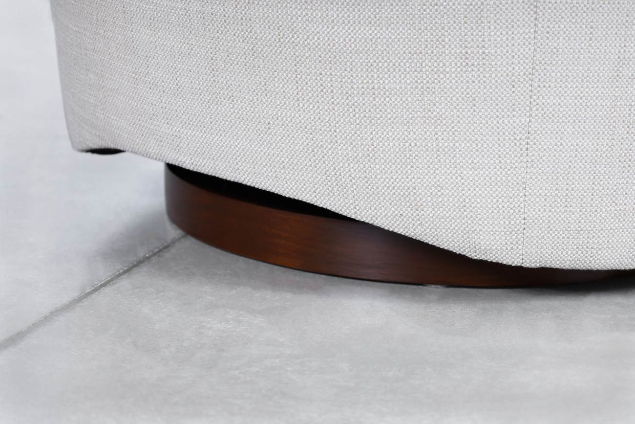 Mid-Century Modern Walnut Swivel Lounge Chairs