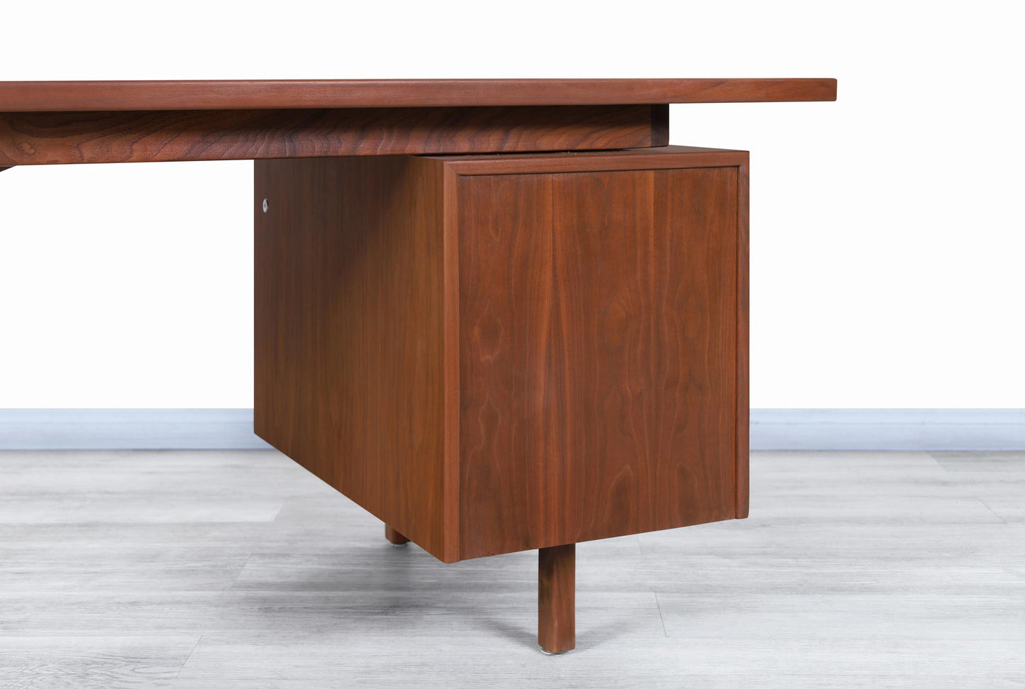 Mid-Century Modern Walnut Writing Desk by Jens Risom