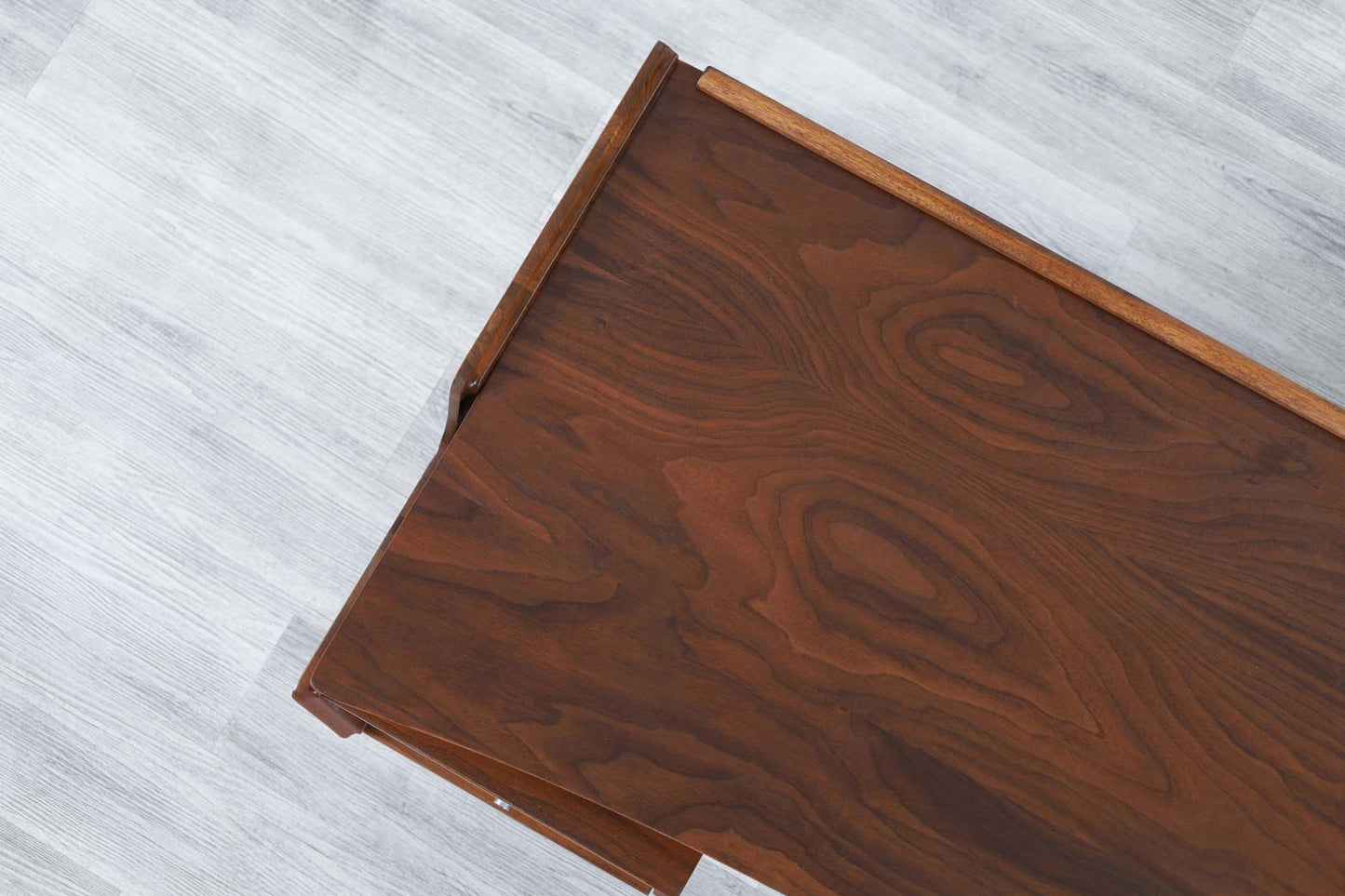 Mid-Century Modern Walnut "Mainline" Desk by Hooker