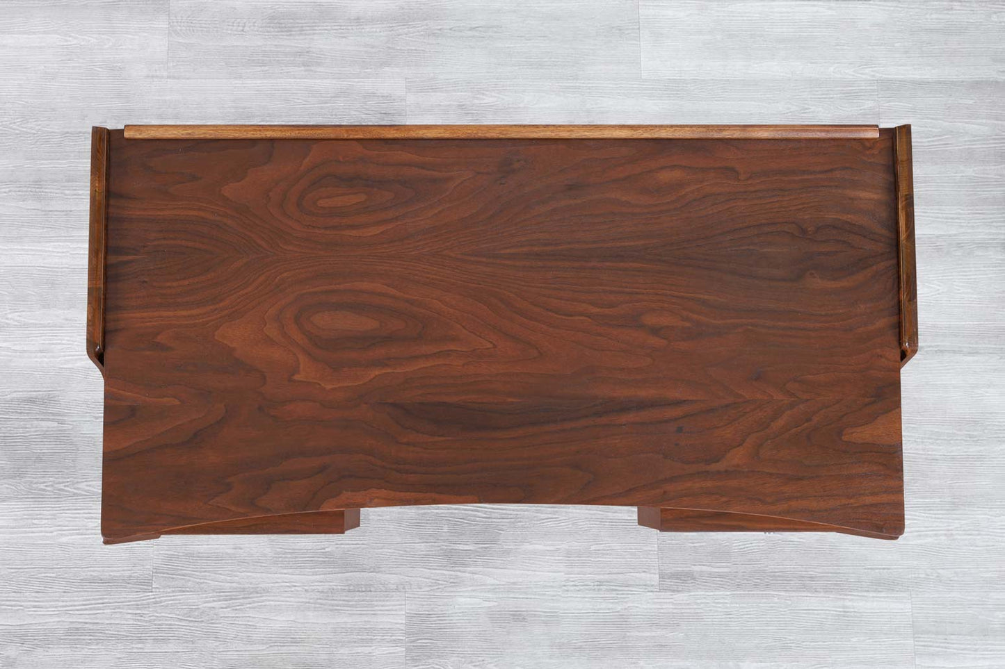 Mid-Century Modern Walnut "Mainline" Desk by Hooker
