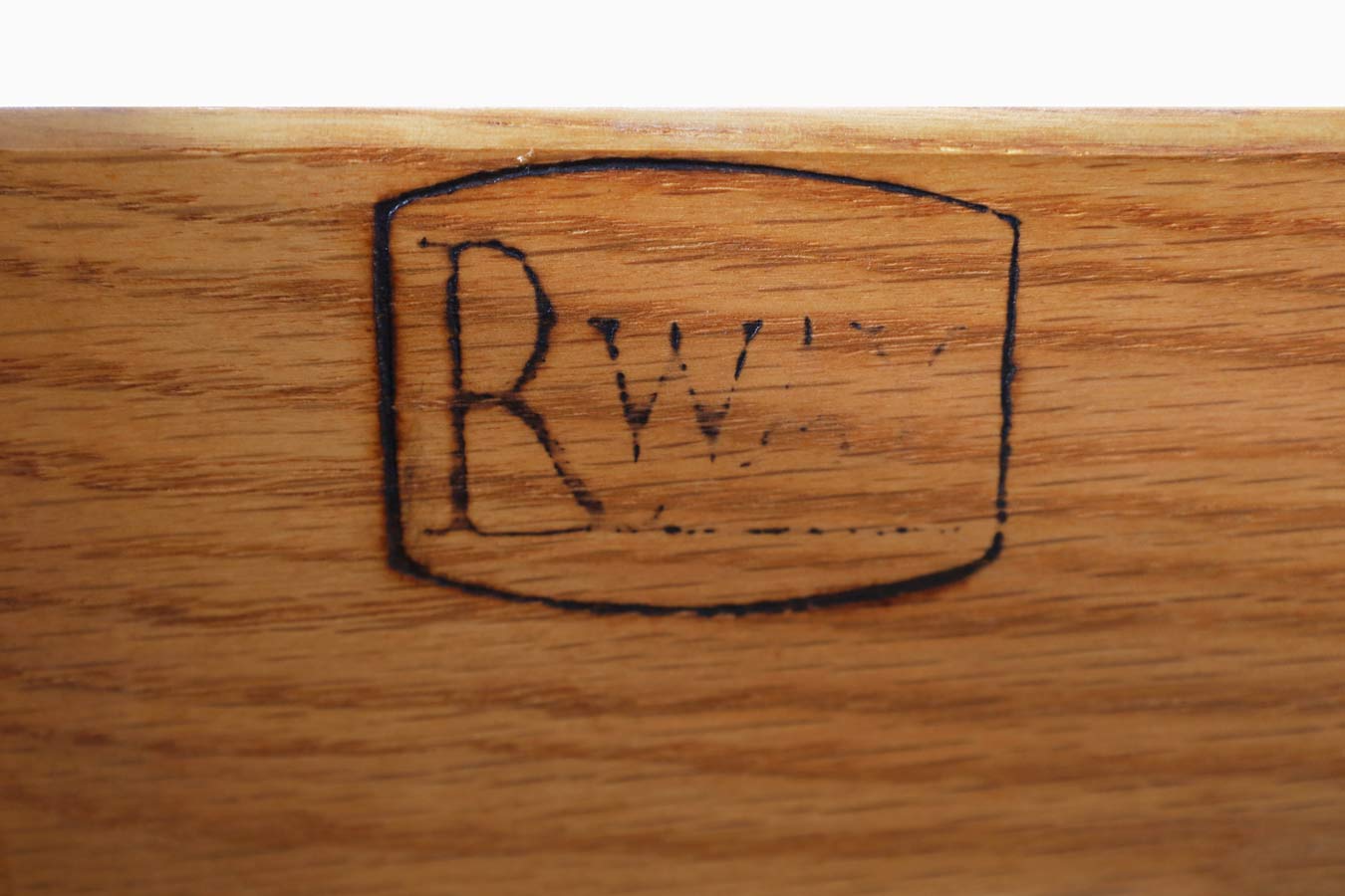 Mid-Century Modern Walnut and Brass Credenza by R-Way