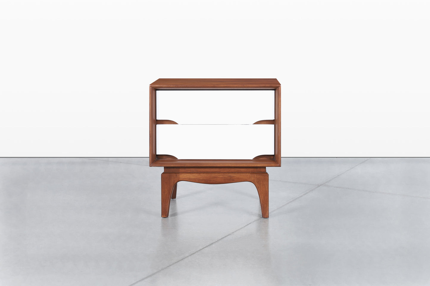 Mid-Century Modern Walnut and Lacquer Nightstands by Kent Coffey