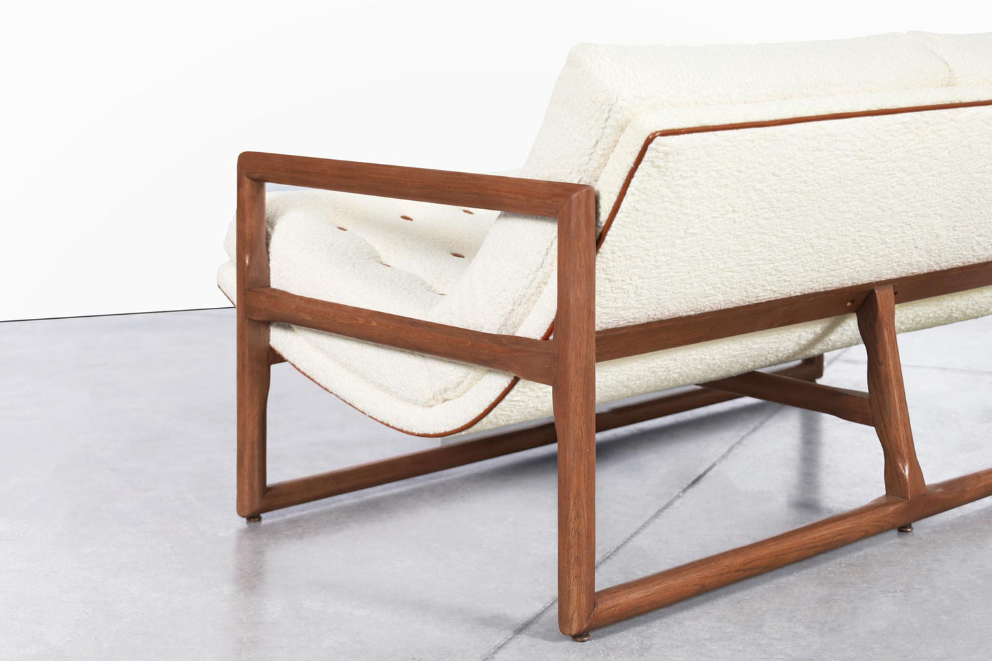 Mid-Century Modern "Cube" Loveseat Attributed to Milo Baughman