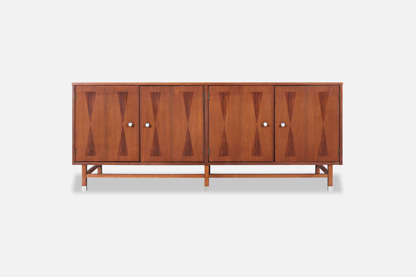Mid-Century Rosewood and Walnut Credenza by Stanley