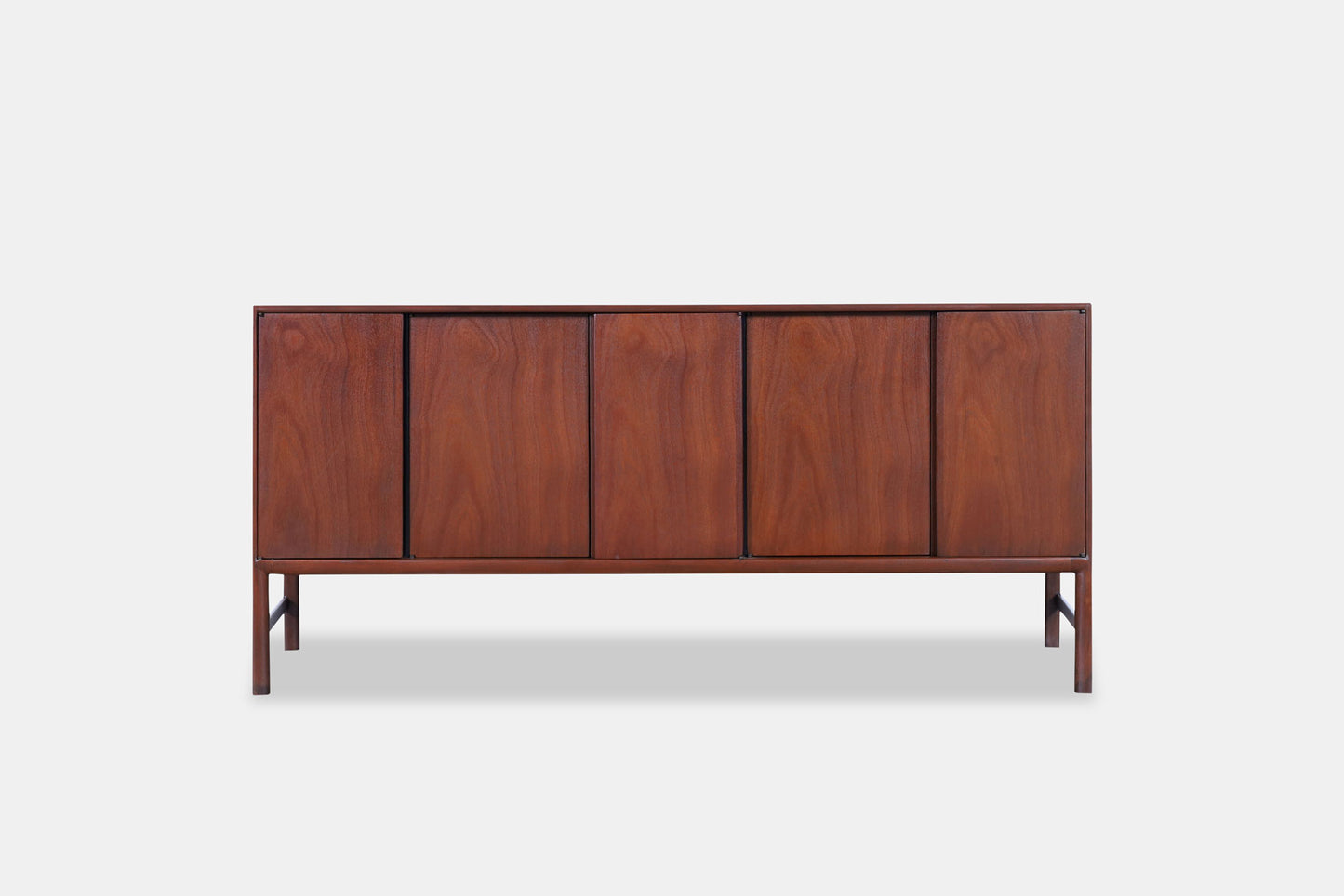Mid-Century Walnut Credenza by Raymond Sobota for Mount Airy