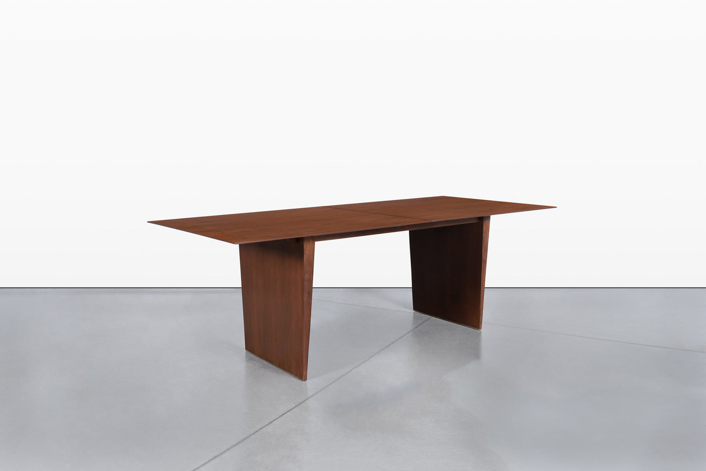Mid-Century Walnut Extendable Dining Table by Edward J. Wormley for Dunbar