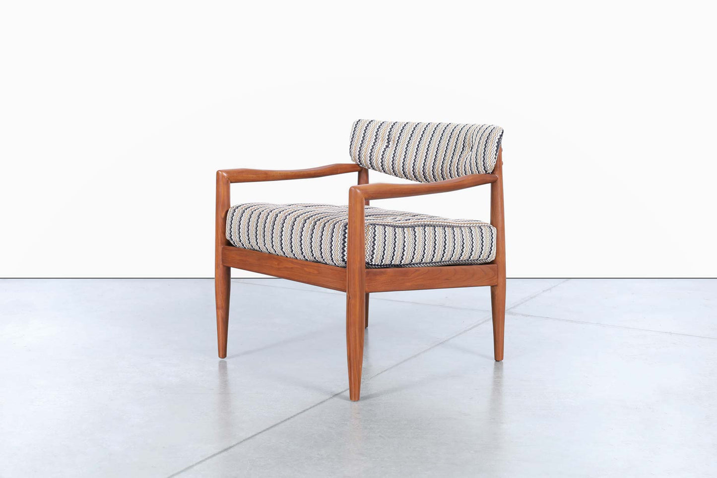Mid-Century Walnut Lounge Chairs by Adrian Pearsall for Craft Associates