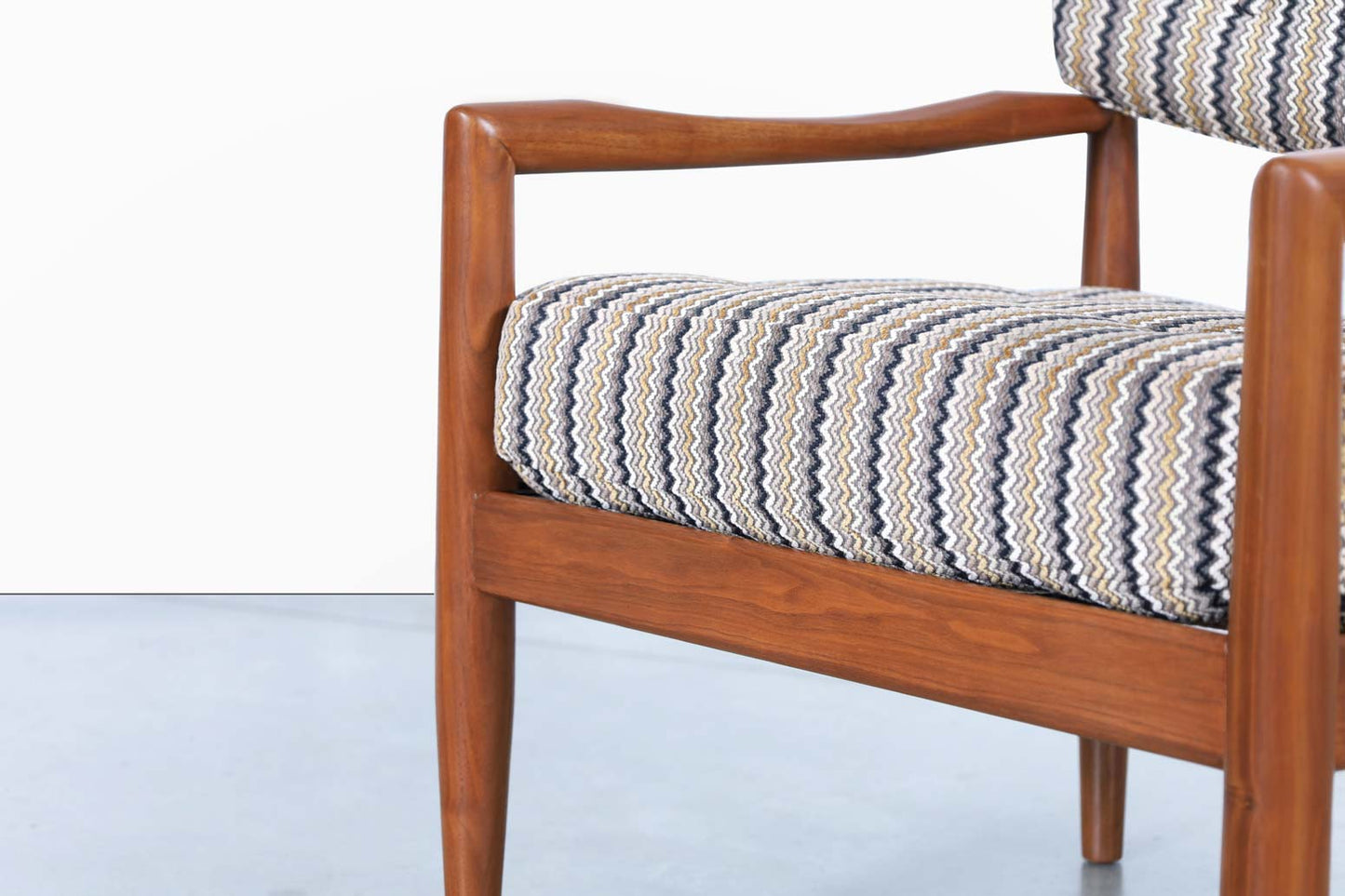 Mid-Century Walnut Lounge Chairs by Adrian Pearsall for Craft Associates