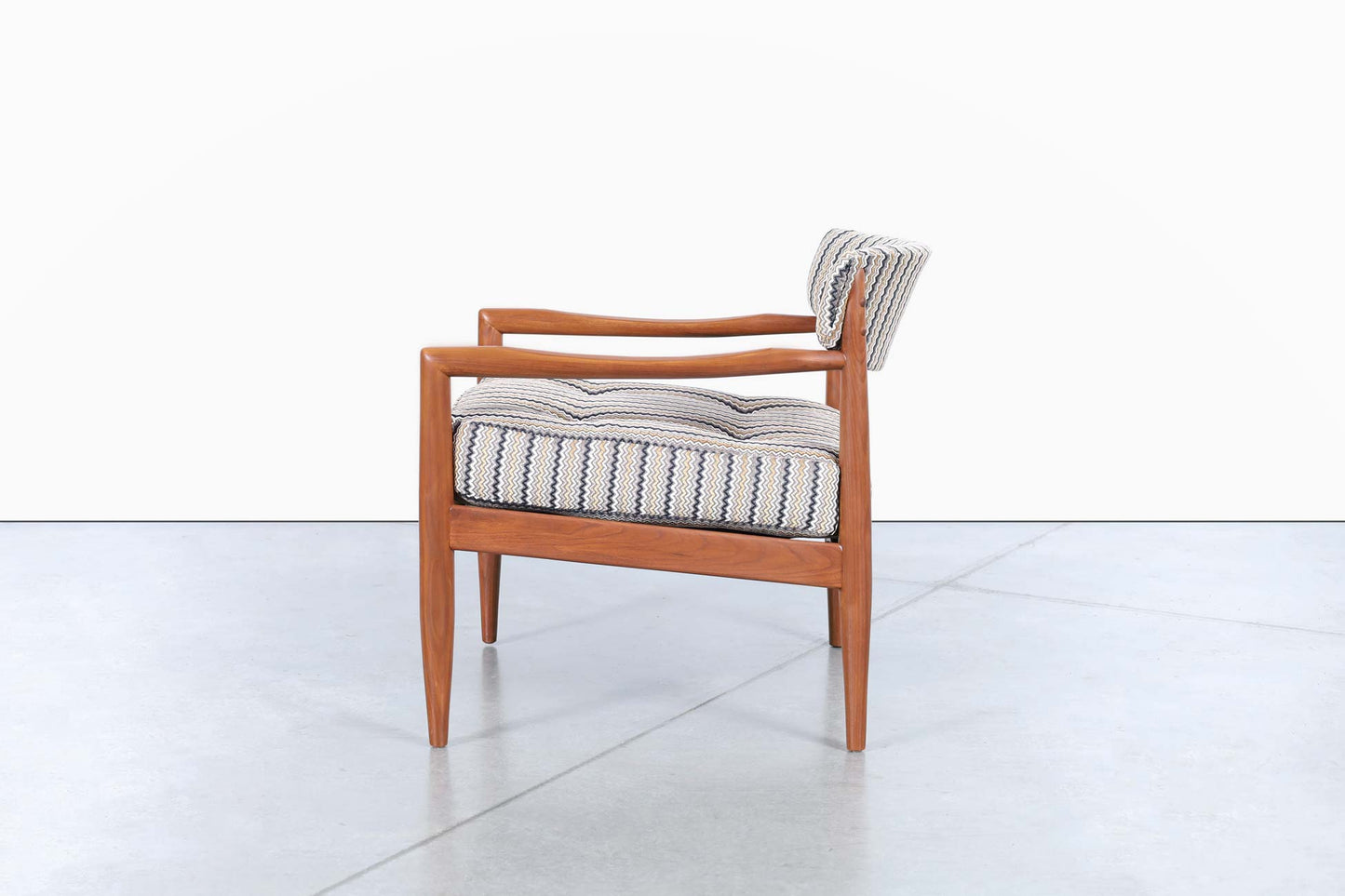 Mid-Century Walnut Lounge Chairs by Adrian Pearsall for Craft Associates