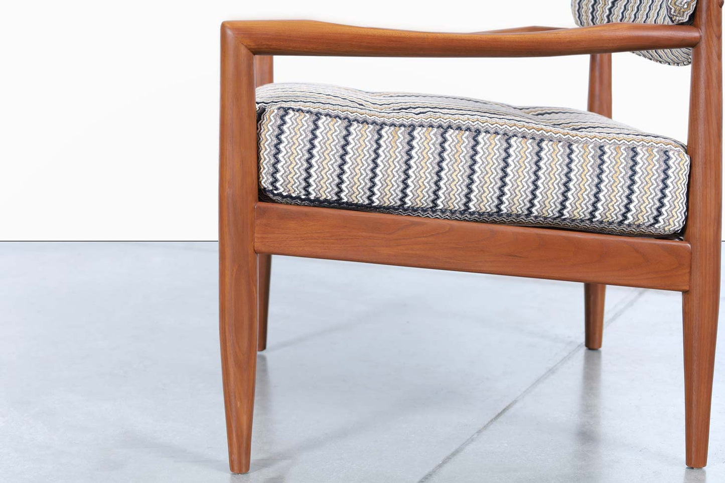 Mid-Century Walnut Lounge Chairs by Adrian Pearsall for Craft Associates