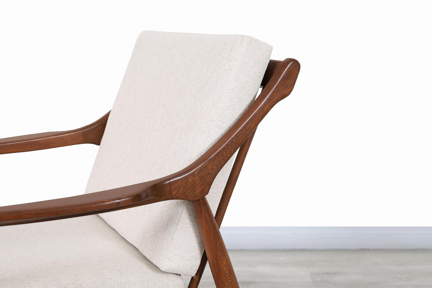 Mid-Century Walnut Lounge Chairs by Kurt Østervig for James Mobler