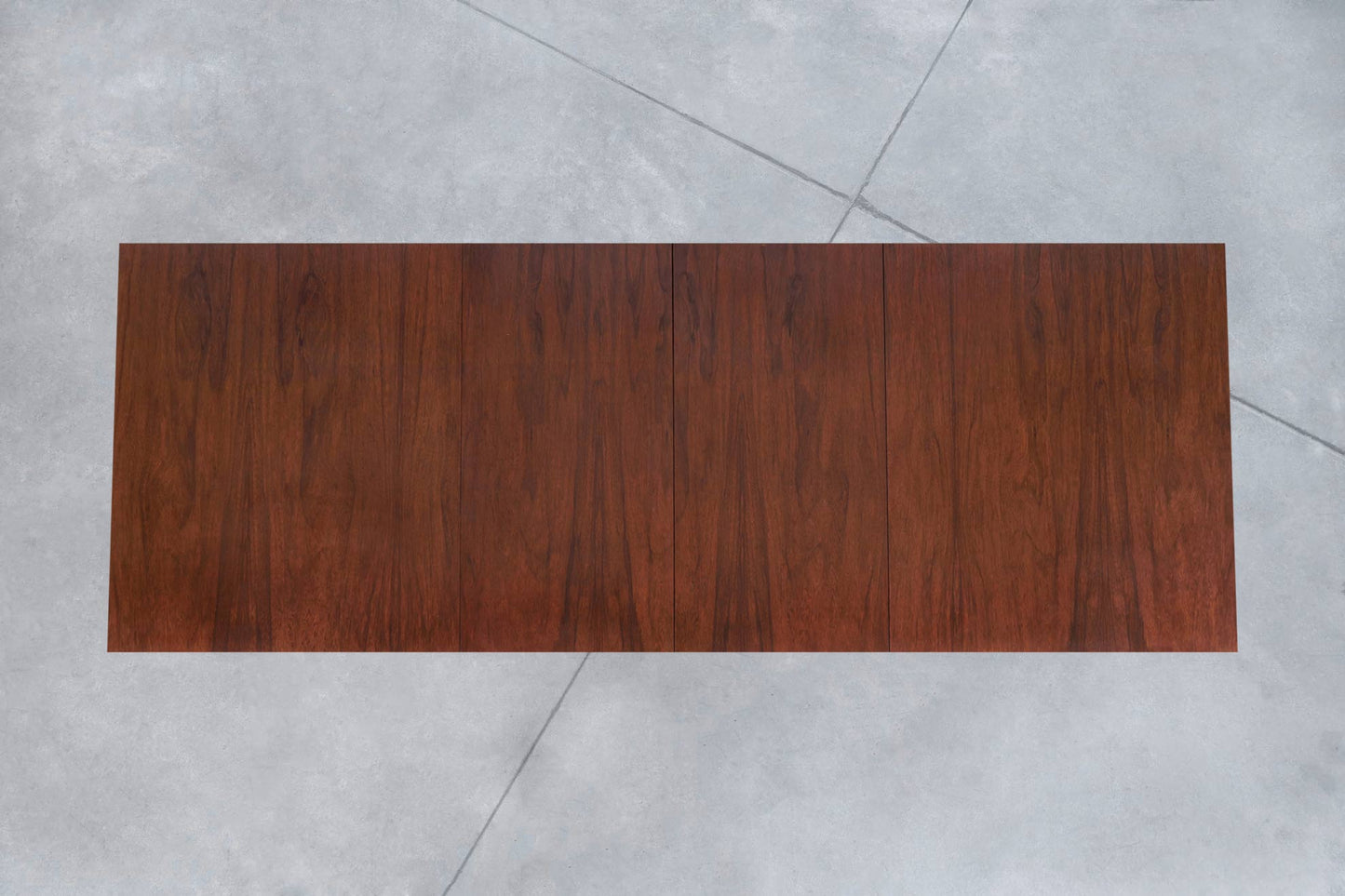 Mid-Century Walnut and Brass Expanding Dining Table by Milo Baughman