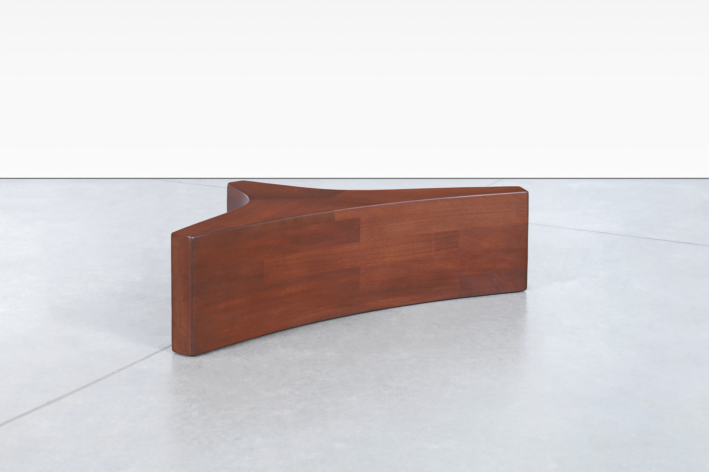 Mid-Century Walnut Biomorphic Coffee Table Attributed to Vladimir Kagan