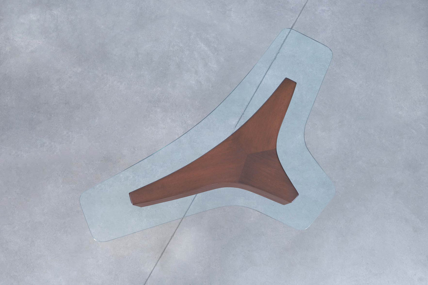 Mid-Century Walnut Biomorphic Coffee Table Attributed to Vladimir Kagan